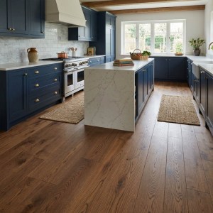 PARQUET PREFINITI - Rovere 1 Strip - Anticato Cognac - Verniciato Opaco - Spazzolato-2